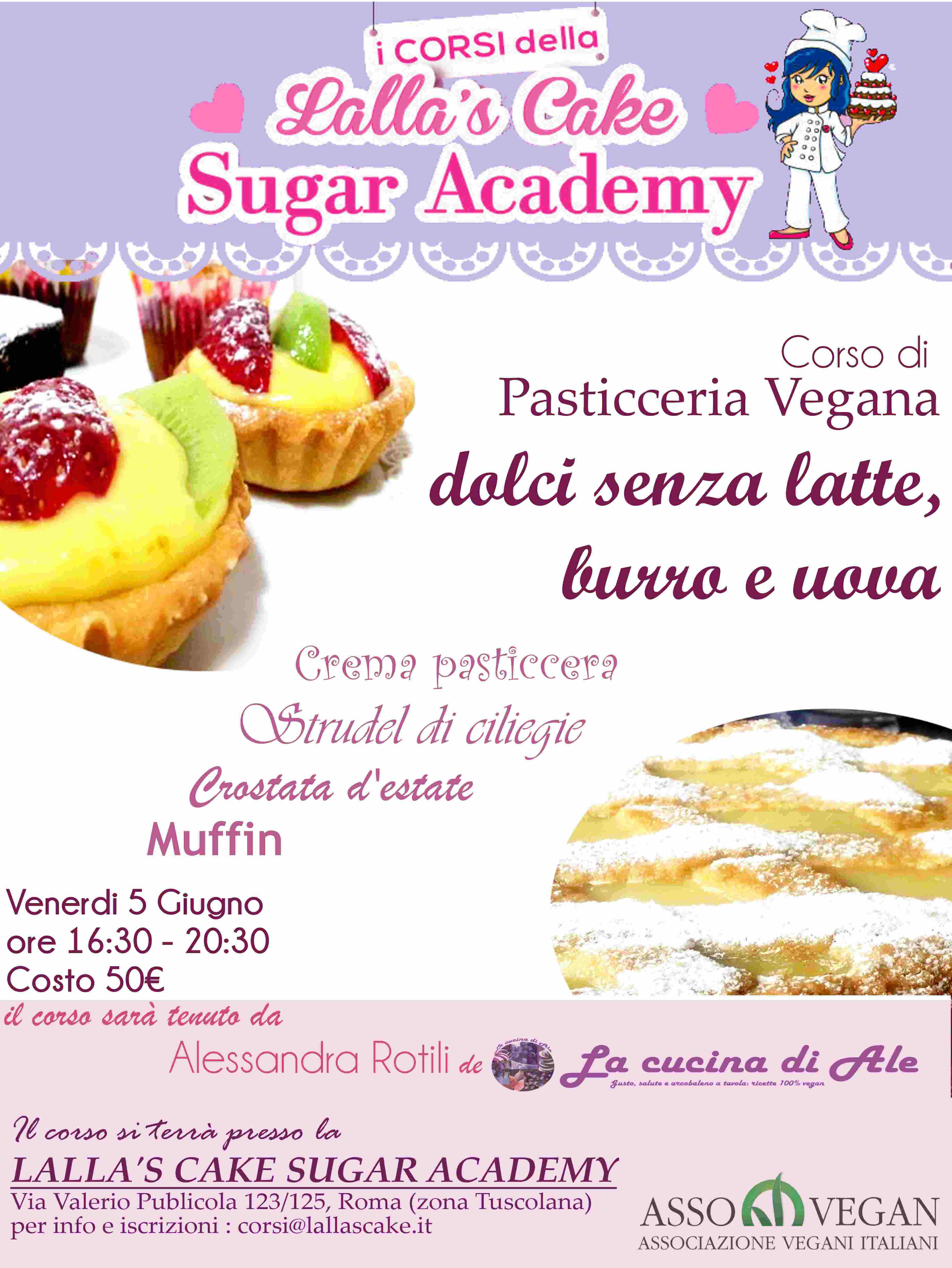 Corso di dolci alla Lalla's cake sugar academy