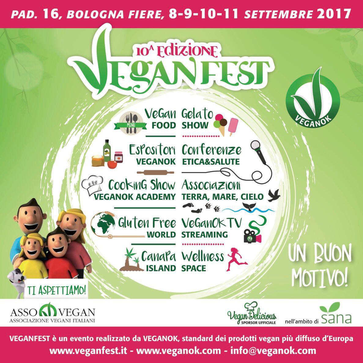 Veganfest edizione n10, tutti a Bologna