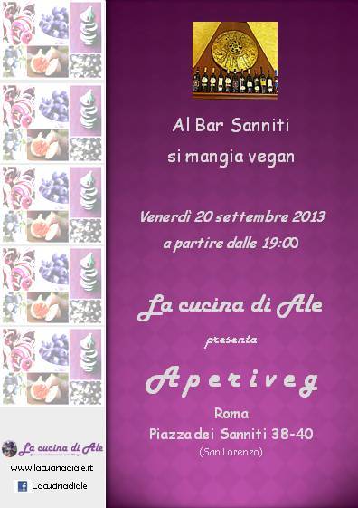 Torna l'aperiveg, venerdì 20 settembre